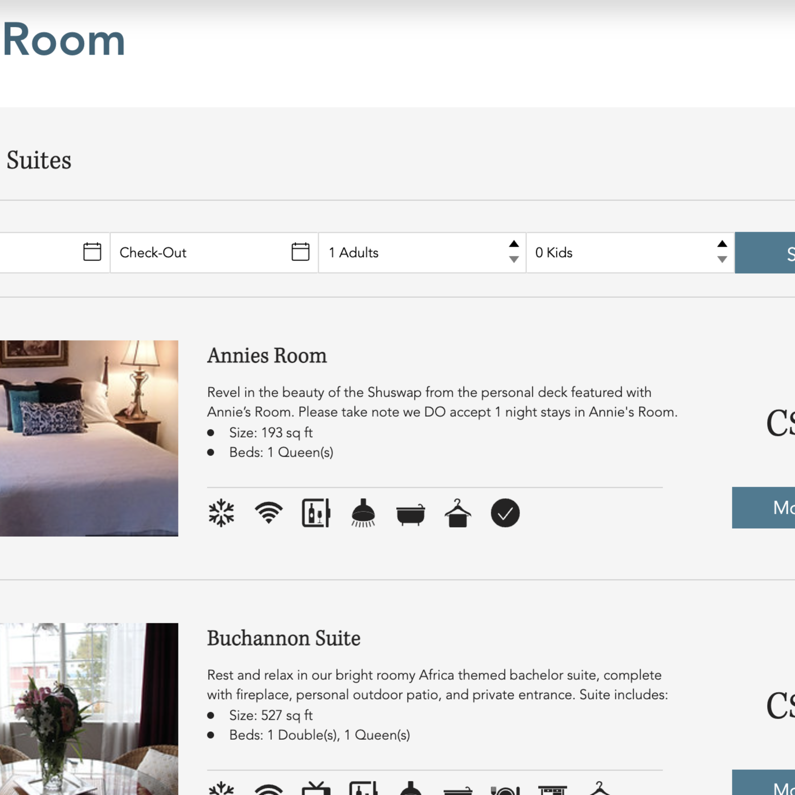 Rooms Listings redesign created by our Global UIUX design agency.